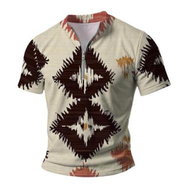 Imagem de Camisa polo domirica, camisas de treino masculinas com meio zíper, ver