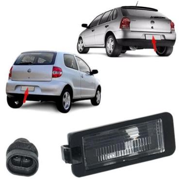Imagem de Lanterna Luz de Placa com soquete para carros GOL PARATI SAVEIRO G4 GO