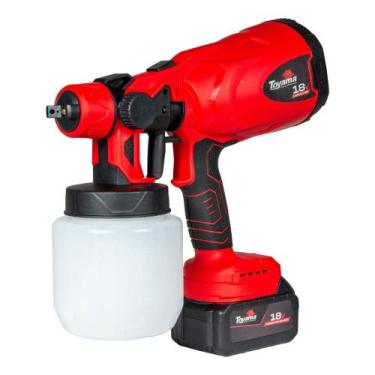Imagem de Pistola de Pintura a Bateria 18 V Toyama TBT18SG800-K2