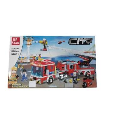 Imagem de Caminhão De Bombeiros Global City Blocos De Montar - VILTO