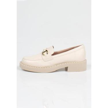 Imagem de Sapato Mocassim Feminino Week Shoes Conforto Oxford Pérola, Pérola, 37