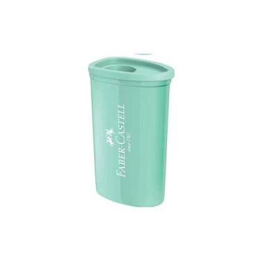 Imagem de Apontador Faber Castell Triangular Com Depósito, Verde