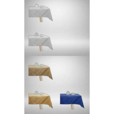 Imagem de Toalha de Mesa Jacquard 10 Lugares 300x160cm - Congratulations Store