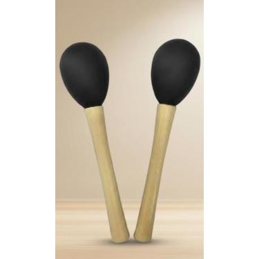 Imagem de Par de Maracas em Plástico e Madeira - Congratulations Store