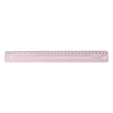 Imagem de Régua Dello Régua de 30cm Dello Rosa Pastel em Poliestireno com Espess