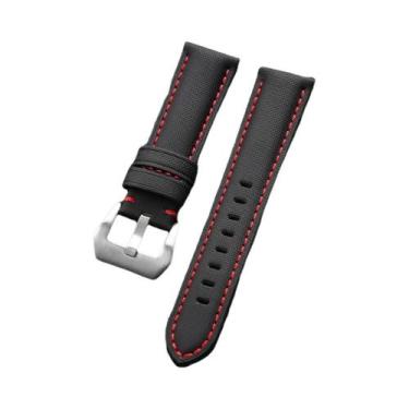 Imagem de Pulseira De Relógio Unissex Em Lona De Nylon 20mm 22mm 24mm 26mm Para 