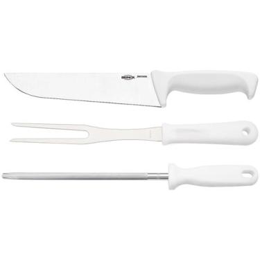 Imagem de Conjunto 3 Peças P/Churrasco Brinox Precision 2554/302 