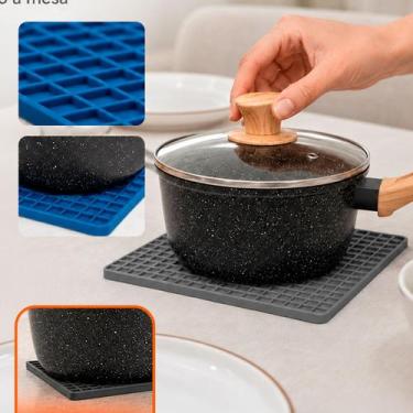 Imagem de Descanso de Panela em Silicone até 220C Para Mesa e Bancada - BHZ