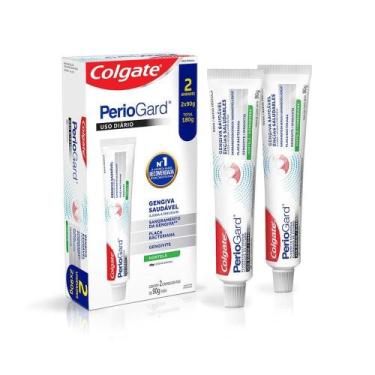 Imagem de Pack Creme Dental Colgate PerioGard Gengiva Saudável Hortelã 90g 2 uni