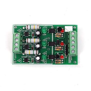 Imagem de Conversor de tensão de placa isolante Optocoupler, módulo isolado fotoelétrico de 3 canais CA 220 V, módulo conversor de sinal de placa isolada