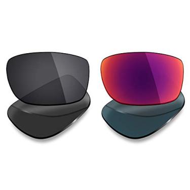 Imagem de 2 pares de lentes polarizadas de substituição da Mryok para óculos de sol Oakley Splinter – Opções