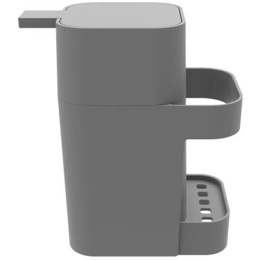 Imagem de Dispenser De Detergente Para Pia Cinza 600Ml Soprano