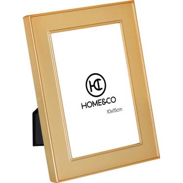 Imagem de HOME&CO GLORIA PORTA-RETRATOS 10X15 19x14x2cm METAL DOURADO