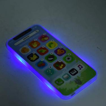 Imagem de Celular educacional, interface simples recarregável USB para crianças brinquedo celular, plástico para educação infantil