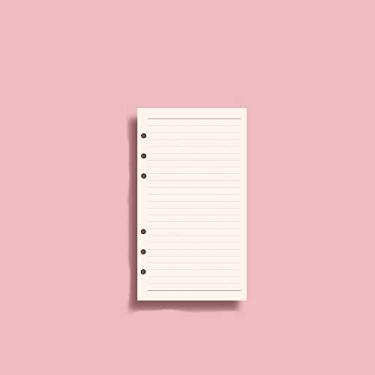 Imagem de Capa de caderno de couro PU A6 PU capa de caderno DIY agenda agenda 6 anéis capa de caderno papelaria, núcleo de caderno, linha