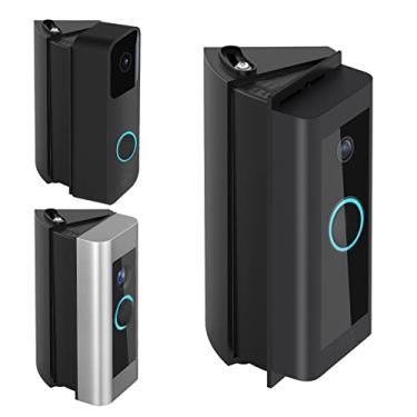 Imagem de RIOVO Suporte de ângulo de campainha ajustável de 30 a 55 graus compatível com campainha de vídeo com fio/profissional e campainha de vídeo Blink, kit de suporte de montagem de adaptador de ajuste de