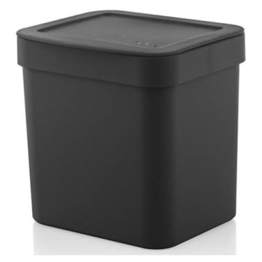 Imagem de Lixeira Trium 2,5 Litros Porta Cesto De Lixo Cozinha Pia - Lx 500 Ou