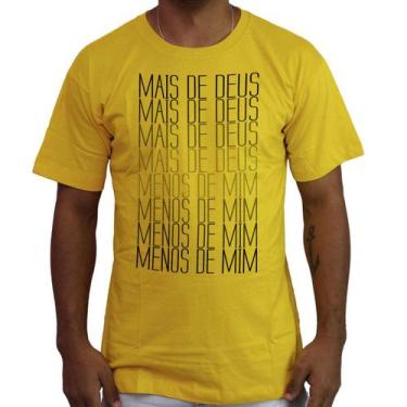 Imagem de Camiseta Masculina Evangélica Mais De Deus - 100% Algodão - Atelier Do