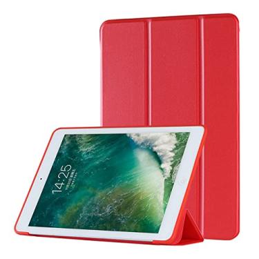 Imagem de Capa protetora inteligente com suporte ultrafino para iPad Pro12.9 Pro11 Pro10.5 Pro9.7 iPad 10.9 Ipad Mini 1 2 3 4 5 6 Ipad 5 6 Capa protetora (iPad 10.9/Air4/Air5, vermelha)