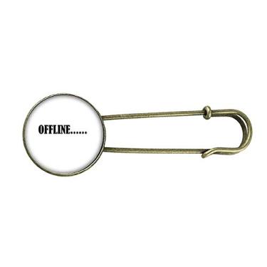 Imagem de Personagens estilosos offline retrô broche de metal clipe jóias