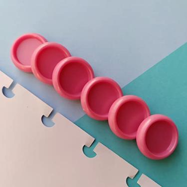 Imagem de Kit 12 Discos P 18mm de Caderno Infinito Sistema Inteligente Amor Infinito Cadernos - Liso (Rosa Pink Metalizado)