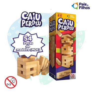 Jogo uno stacko torre empilhar