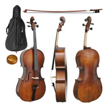 Imagem de Violoncelo Eagle Ce300 Cello 4/4 Maciço Envelhecido Envio24h