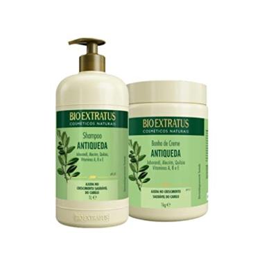 Imagem de kit 1 Shampoo 1 Banho creme Jaborandi 1 L Bio Extratus
