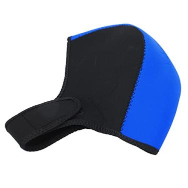 Imagem de Aqur2020 Capuz de Mergulho Respirável Boa Elasticidade Costura Fina Secagem Rápida AntiUV Capuz de Surf Masculino Quente Borracha Nylon Roupa de Praia (Preto Azul)