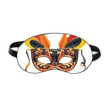 Imagem de Feather Head Happy Carnival Of Venice Sleep Eye Shield Soft Night Vlindfold Shade Cover