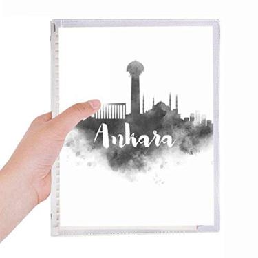 Imagem de Caderno de pintura urbana Ankara Turkey Landmark Ink para agenda de folhas soltas recarregável