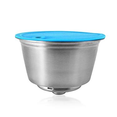 Imagem de Eastdall Cápsula De Café,Máquina de café Acessório Cápsula de café Aço inoxidável Uso repetido Filtro de café Coador de café reutilizável Compatível com máquina de café Dolce Gusto