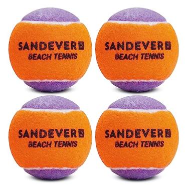 Imagem de Kit 4 Bola Beach Tennis Tênis de Praia Homologada ITF Competição