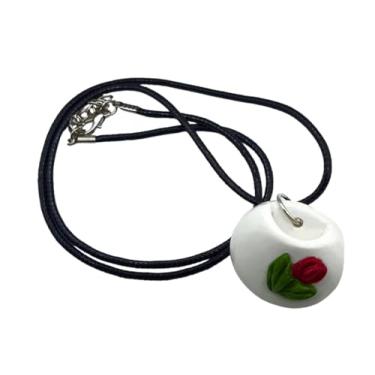 Imagem de Colar Difusor Tulipa de Cerâmica 3,0 Cm.