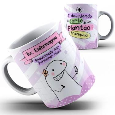 Imagem de Caneca xícara Flork Técnico de Enfermagem 23 (Rosa)