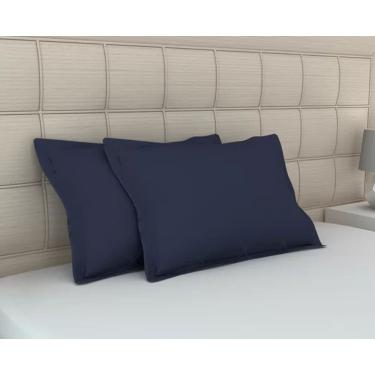 Imagem de Kit de Fronhas Matelassê Zono Enxovais 2 peças em Malha 100% Algodão Preto