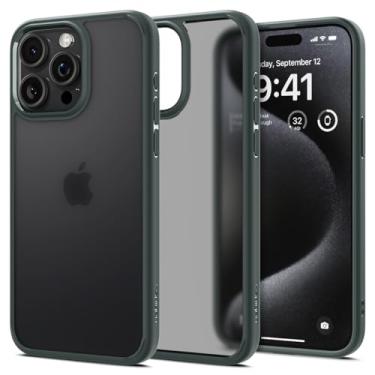 Imagem de Capa Spigen para iPhone 15 Pro Max, ultra híbrida [anti-amarelecimento] projetada para Apple iPhone 15 Pro Max - Verde Gelo