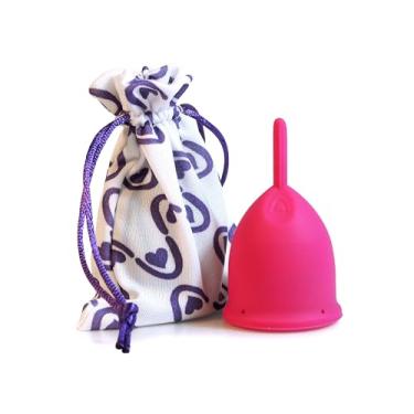 Imagem de Violeta Cup Coletor Menstrual Rosa Tipo B, Violeta Cup, Rosa, Tipo B Mulheres Com Até 29 Anos E Sem Filhos, E/Ou Com Colo Do Útero De Altura Baixa