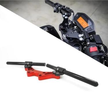 Imagem de Heinmo Kit esportivo de guidão ajustável de alumínio MSX125 para MSX125 Grom MSX 125 2013-2020 2021 2022 (vermelho)