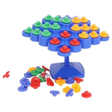 Imagem de Jogo de Brinquedo de árvore de Equilíbrio, Brinquedos de Empilhamento de Equilíbrio, O Equilíbrio Compacto Obstrui Brinquedos de Montessori, Divertido Jogo Educativo de