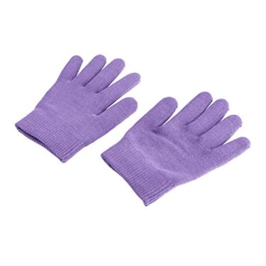 Imagem de DOITOOL 1 Par luvas de máscara de mão hidratante gel luvas esfoliantes para as mãos luvas creme luvas hidratantes para as mãos luvas para cuidados com as mãos luvas hidratantes em gel spa