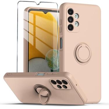 Imagem de Mocotto Capa para Gabb Phone 3 Pro com protetor de tela de vidro temperado, capa protetora de câmera totalmente coberta de silicone líquido macio e fino com forro de fibras macias (rosa)