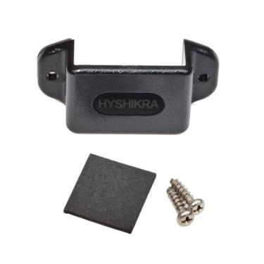 Imagem de Suporte universal para rádio amador com adesivo traseiro, furos pré-perfurados com parafuso autorroscante para Walkie-talkie portátil Baofeng Midland Kenwood Motorola Talkabout Cobra CB