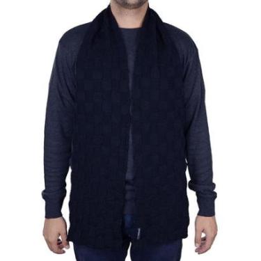 Imagem de Cachecol Tricot Quadriculado Oyhan Masculino-Masculino