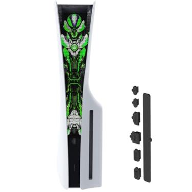 Imagem de Malha de cobertura contra poeira com plugue contra poeira para PS5 Slim, barreira de radiador PS5 Slim, filtro de poeira para pêlos de animais de estimação, acessórios para PS5 Slim (PVC-F)