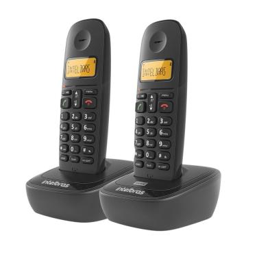 Imagem de Telefone Digital Sem Fio Intelbras TS 2512 Com Ramal Adicional Incluso Preto