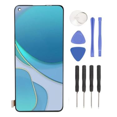 Imagem de Substituição Compatível para 8T 5G para 8T + para X7 Pro AMOLED Display Touch Screen Digitalizador Assembly Com Moldura e Ferramentas de Reparo - 6,55