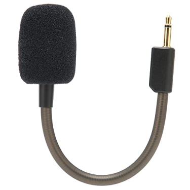 Imagem de Microfone para Fone de Ouvido para Jogos, Fones de Ouvido Removíveis para Jogos, Design de Entrada de 3,5 Mm, Microfone Com Cancelamento de Ruído, Microfone de Substituição para