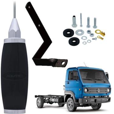 Imagem de Antena Móvel Px Inox 2,70 metros Suporte Dianteiro Lado Carona Volkswa
