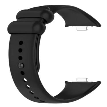 Imagem de Pulseira Silicone Premium Para Smartwatch Compatível Smartwatch Xiaomi Mi Band 8 Pro 1.74 (AZUL MARINHO)